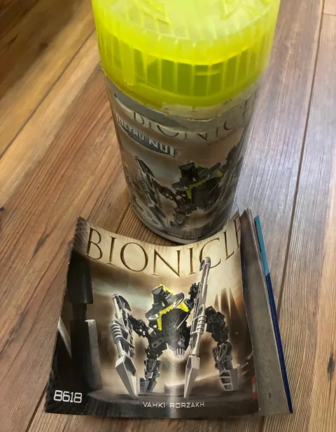 LEGO BIONICLE 8618 Vahki Rorzakh Canister & Instructions Only No Parts FAST SHIP