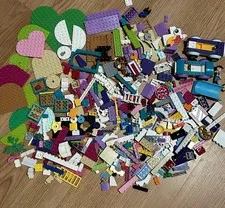 Legos Hearts Friends Colorful Over 1 lb Lots Of Pieces