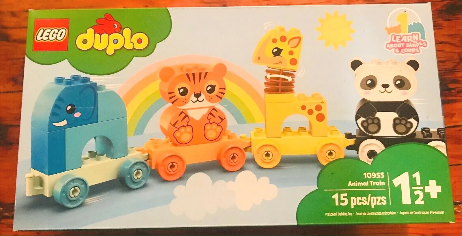 LEGO DUPLO 10955 ANIMAL TRAIN - GREAT FOR MOTOR SKILLS - NIB SEALED BOX !!