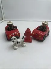 Lego Duplo Fire Department /Firehouse Lot Replacement Figures Cars Hydrant￼