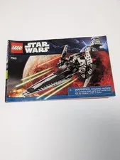 LEGO Star Wars: Imperial V-Wing Starfighter (7915) W/ Instructions & Minifigures