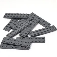 LEGO Parts - Dark Bluish Gray Plate 2 x 8 - No 3034 - QTY 11