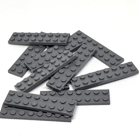 LEGO Parts - Dark Bluish Gray Plate 2 x 8 - No 3034 - QTY 11