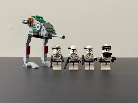 LEGO Star Wars 8014 Clone Walker Battle Pack  2009  No Manual | READ DESC.