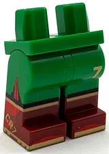 Lego New Minifig Pants Legs Molded Red Lower Legs Boots Cristiano Ronaldo