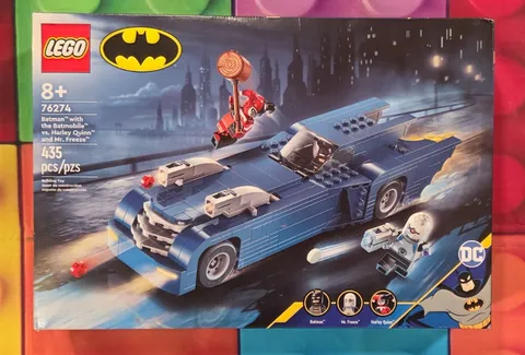 LEGO Super Heroes: Batman with the Batmobile Vs. Harley Quinn and Mr. Freeze...