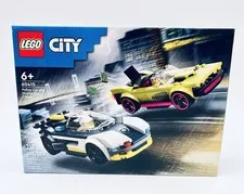 LEGO City 60415 Police Car & Muscle Car Chase 213 Pieces 6+ Building Set New
