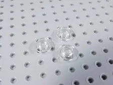 LEGO Lot of 3 Trans Clear Teacup Saucers Accessory Minifig BA