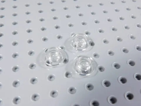 LEGO Lot of 3 Trans Clear Teacup Saucers Accessory Minifig BA