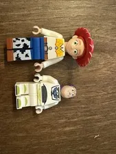 LEGO Disney Pixar Toy Story Jessie & Buzz Lightyear Minifigures Lot of 2 Genuine