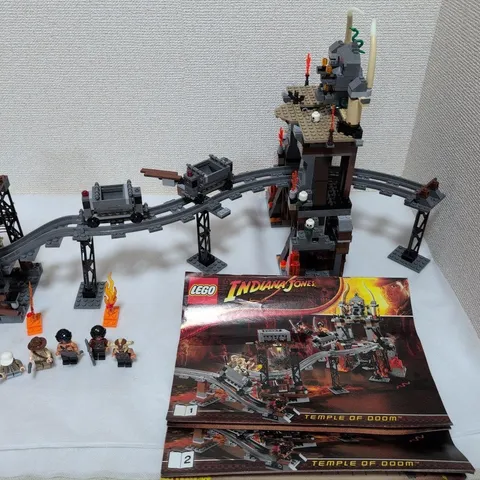 LEGO Indiana Jones The Temple of Doom 7199 In 2009 Used Retired Comp W/Manuals