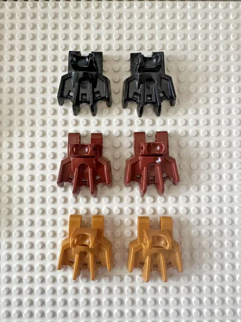 LEGO Hero Factory Foot with Four Short Claws and Ball Joint Socket 15367 Qty 2