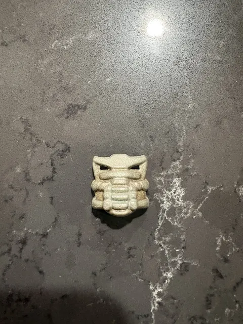LEGO Bionicle White Metal Krana Kal (WMKK) 2003 Krana ONLY Authentic