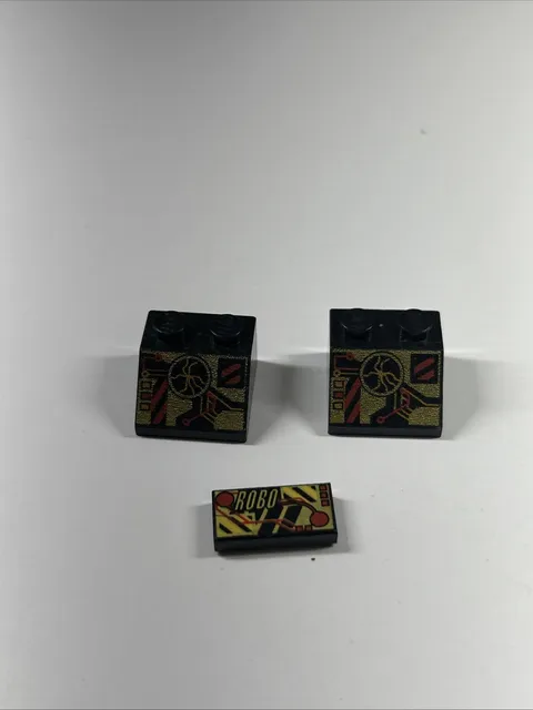 Vintage LEGO Robo Force Printed Pieces
