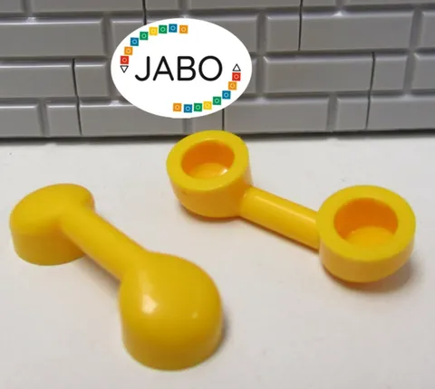 (B8/5/5) LEGO 2x 6190 Handle / Telephone handset yellow