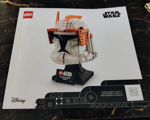 LEGO Star Wars: Clone Commander Cody Helmet (75350) Manual Only