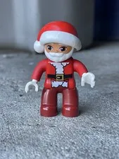 Duplo Lego Ville 10976 Santas Gingerbread House Small SANTA Figure Minifigure