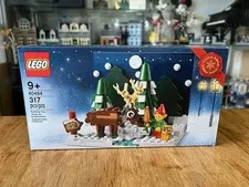 New Promotional GWP 2021 LEGO Christmas Holiday 40484 Santa's Front Yard Set NIB