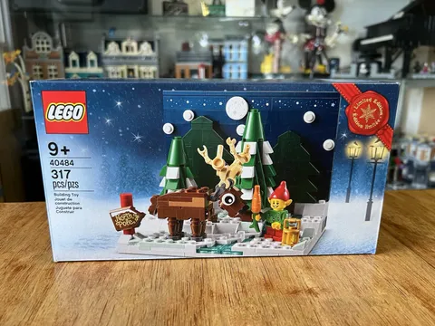 New Promotional GWP 2021 LEGO Christmas Holiday 40484 Santa's Front Yard Set NIB