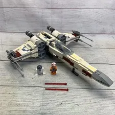 LEGO Star Wars Luke Skywalker's X-Wing Starfighter 75218 *NEAR COMPLETE* 2 Figs