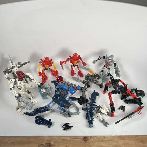 Lego Bionicle Lot Of 15 Figures And Pieces Some Complete Some Incomplete Retired