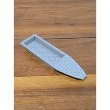 LEGO Boat Hull Base – Gray Replacement Part