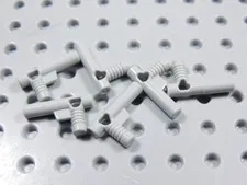 LEGO Lot of 6 Light Bluish Gray Nozzle Guns Weapon Minifig BG