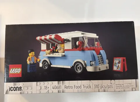 LEGO Icons 40681 Retro Food Truck Retired Promo GWP Set Brand New In Sealed Box