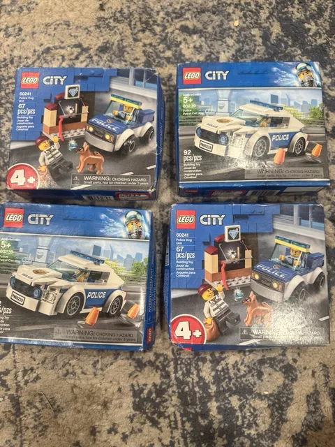 LEGO City Police Bundle 4 Brand New Sealed Sets 2x 60241 & 2x 60239 Retired