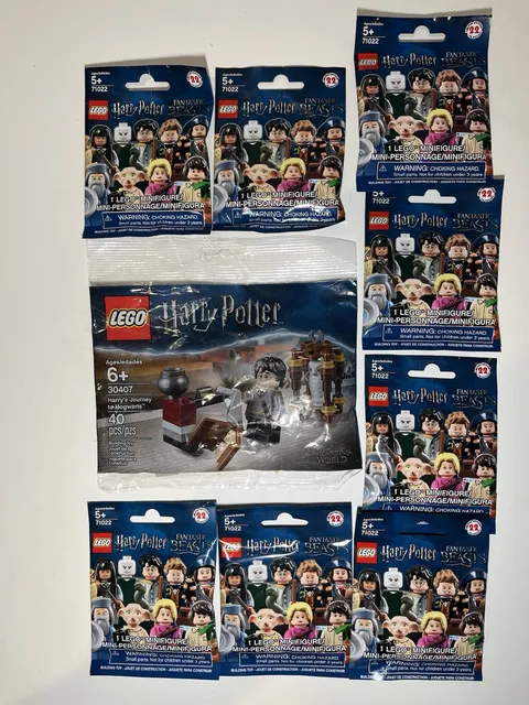 New LEGO Lot 71022 x 8 & 30407, Minifigure Blind Bags Sealed & Poly Bag, Retired