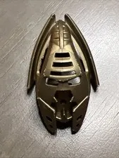 LEGO Bionicle Kraahkan Mask 44815b Kanohi Dark Gold 4 Hole Chin Set 8758 Used