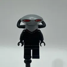 LEGO Black Manta Minifigure sh0160 76027 DC Super Heroes CMF Lot Rare Retired 