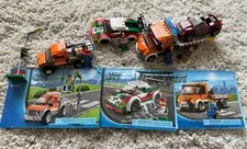 LEGO CITY: Great Vehicle Race Car (60053), Flatbed Truck  (60017), Repair Truck