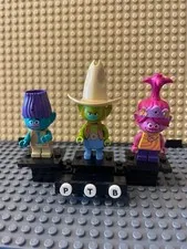 Genuine LEGO Minifigure Trolls World tour 41253, Hickory, Poppy, Branch