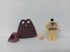 LEGO Star Wars Obi-Wan Kenobi Minifigure sw0206 RARE HEAD