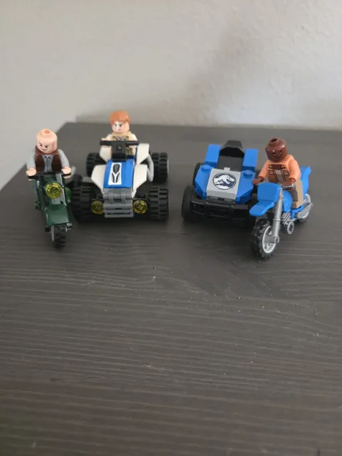 LEGO JURASSIC WORLD BARRY & VET & Buggy minifigures 75920 raptor escape and more