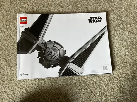 LEGO Star Wars Instruction Manual UCS TIE INTERCEPTOR75382 Instruction Book Only