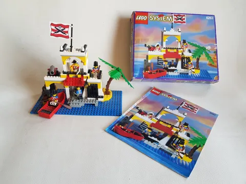 LEGO 6263 Imperial Outpost Pirates Imperial Soldiers 1995 Box & Instructions