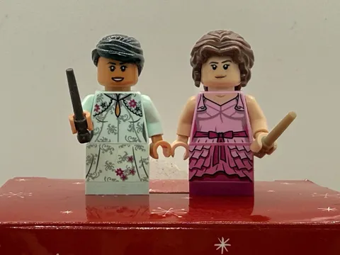 LEGO Mini figure 2020 Harry Potter Yule Ball Cho Chang & Hermione Granger #75981