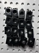 LEGO 6541 Black Technic, Brick 1 x 1 with One Holes - 16pcs