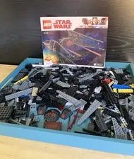 LEGO Star Wars some Parts, Pieces & Manual for set #75179 INCOMPLETE/No minifigs