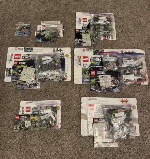 Lot of 7 New LEGO Galaxy Squad Sets