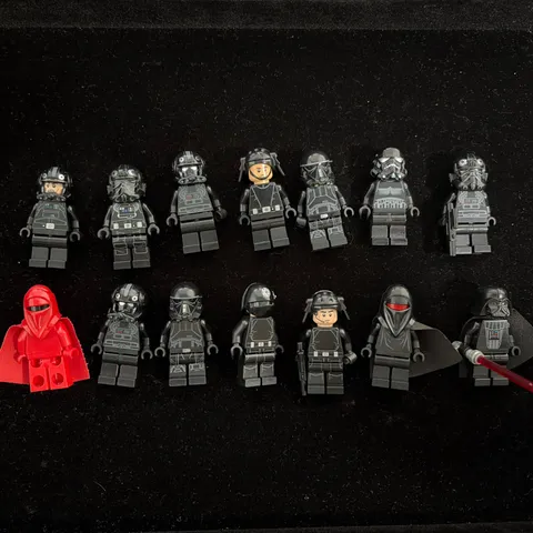Lego Star Wars Imperial Mini figure Lot Of 12 - Vader, Royal Guard, Tie pilots