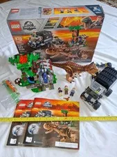 LEGO Jurassic World 75929 Carnotaurus Gyrosphere Escape Used Complete With Box
