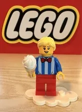 Lego Ice-Cream Vendor Minifgure With Accessories 