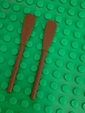 LEGO® MiniFigure Boat Paddles - Kayak - Canoe  (2) Brown