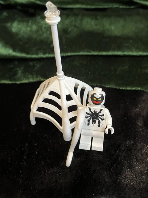 Lego Anti Venom Minifigure W/ Web Set76317 76308 Marvel Spiderman Comic Villain