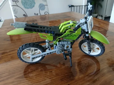 LEGO Technic Dirt Bike 8291 Complete Build (No Box or Manuals)