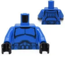 LEGO Minifigure Torso Star Wars Blue Armor Clone Trooper Senate 75088 6103784