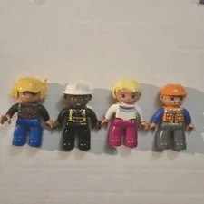 Lot Of 4 Duplo Minifigures